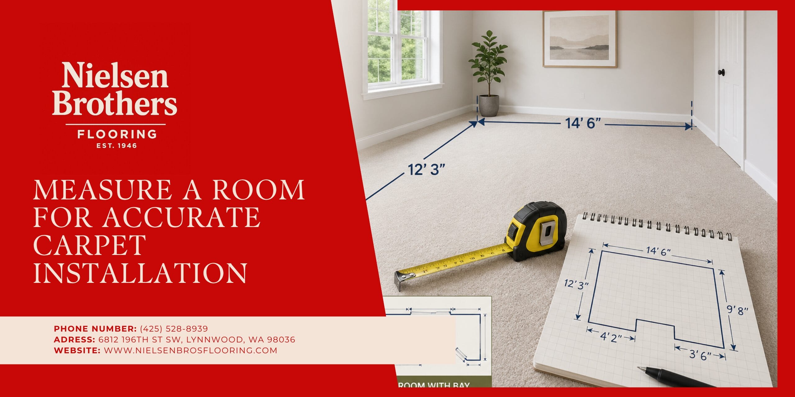 Examples to measure a room for Carpet Installation | Examples to measure a room for Accurate Carpet Installation | Error-Free Carpet installation measurements