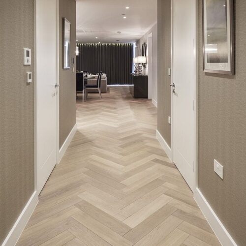 Herringbone Hardwood flooring