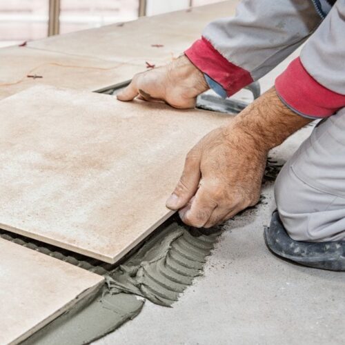 tile flooring installation